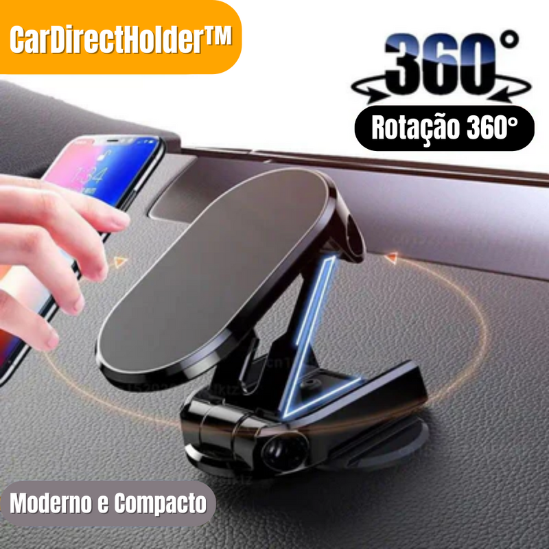 Suporte Magnético Automotivo - CarDirectHolder™ - (BRINDE EXCLUSIVO PARA OS 100 PRIMEIROS)